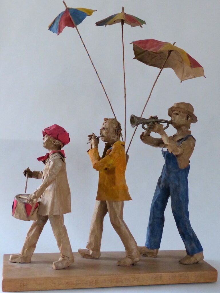 sculpture musique du carnaval