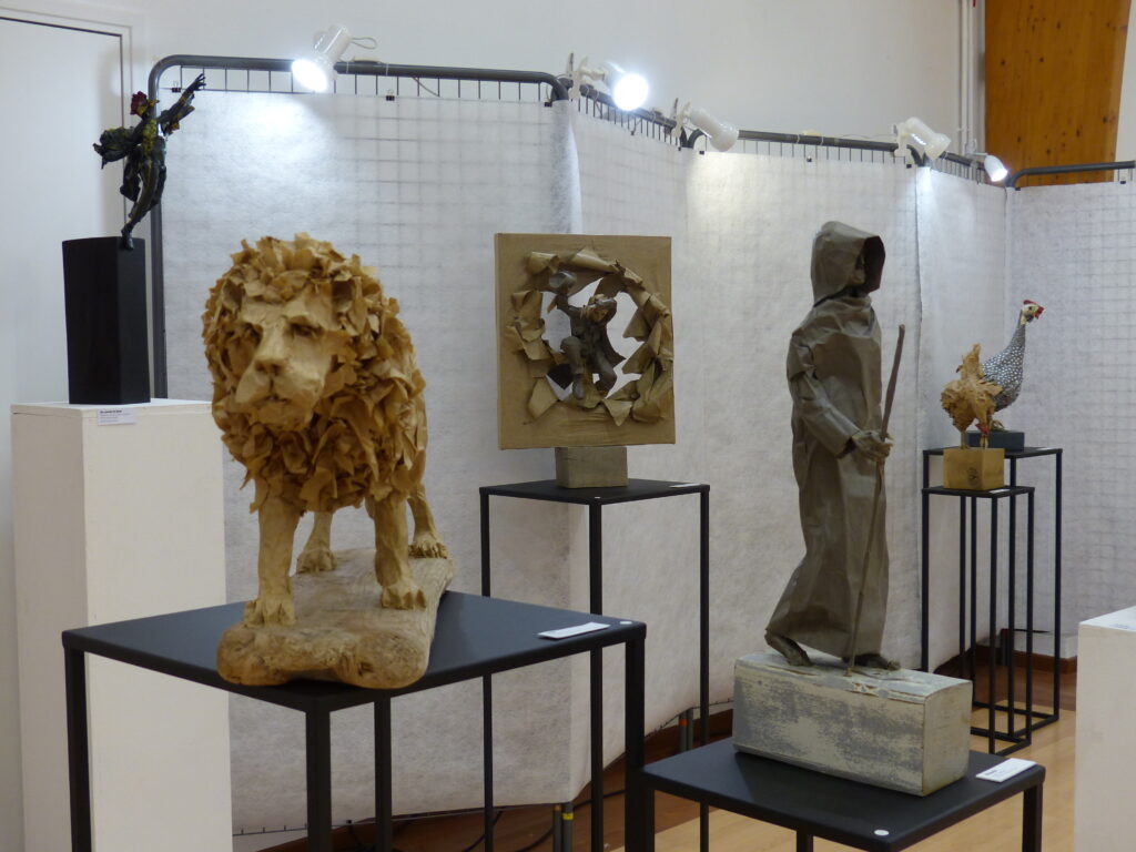 sculptures exposées au salon d'automne 2018